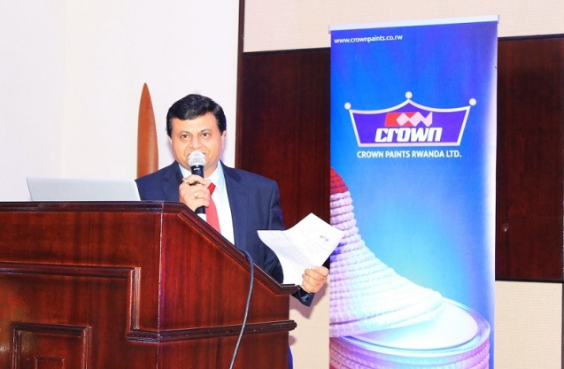 Rakesh Rao, Umuyobozi wa 'Crown Paints Rwanda Ltd'