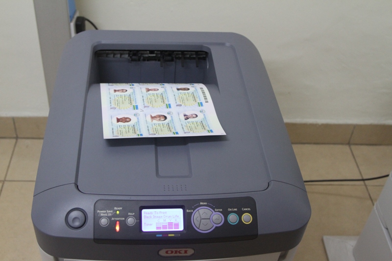 Printer isohora indangamuntu