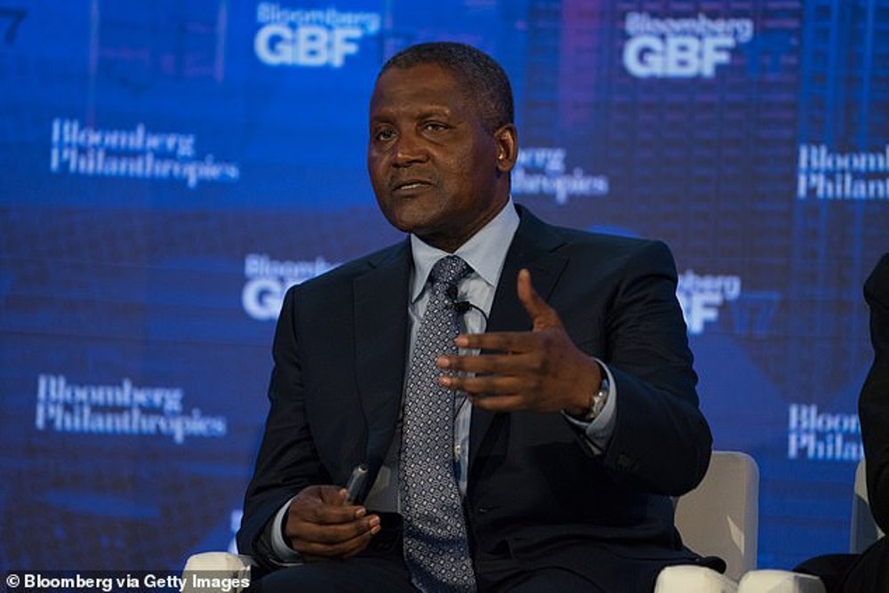Dangote avuga ko nubwo yavutse mu muryango ukize ubwo bukire atari bwo bwamuzamuye