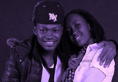 Naason arikumwe na Ineza Bonne wahoze ari umukunzi we.