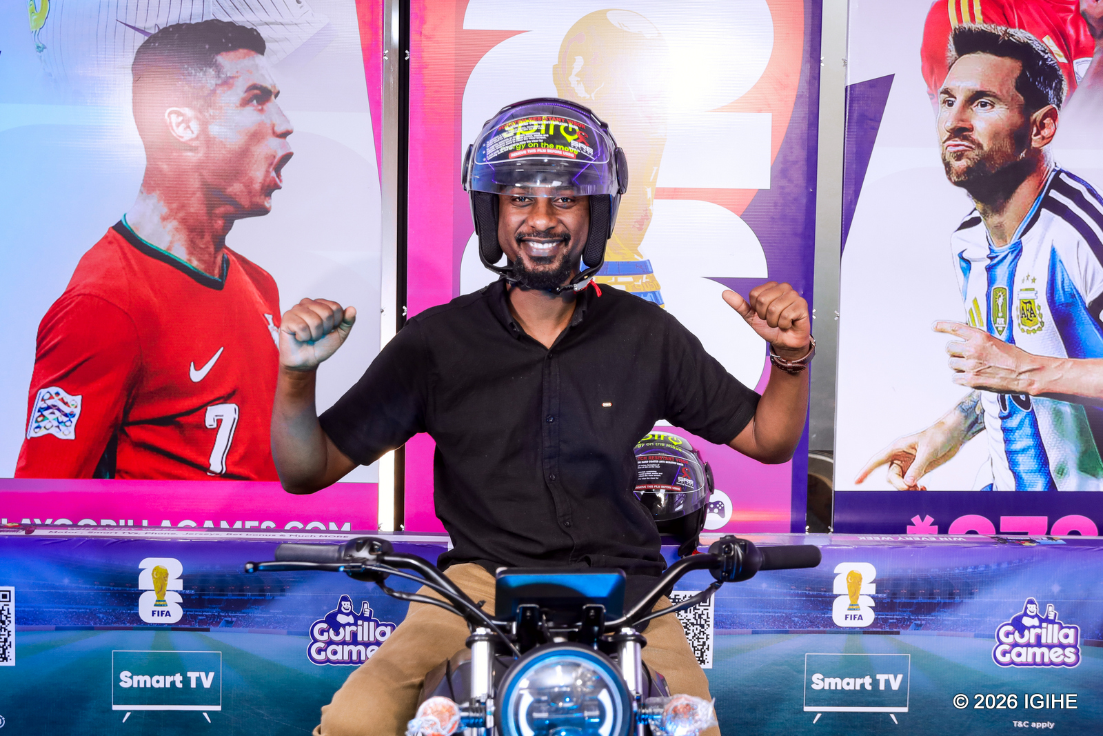 Mushayija Victor yatsindiye moto muri Gorilla Games