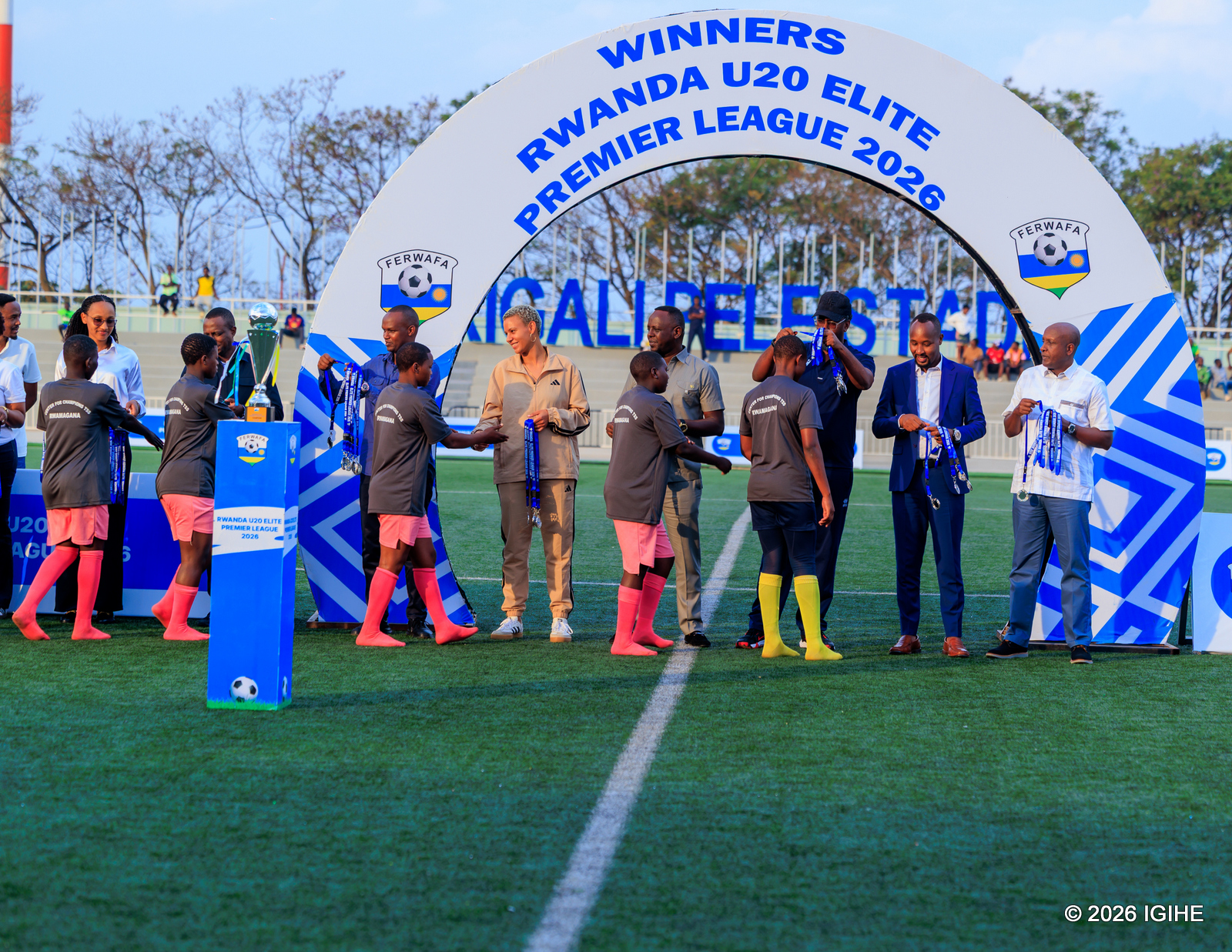 Center For Champions yambwikwa imidali