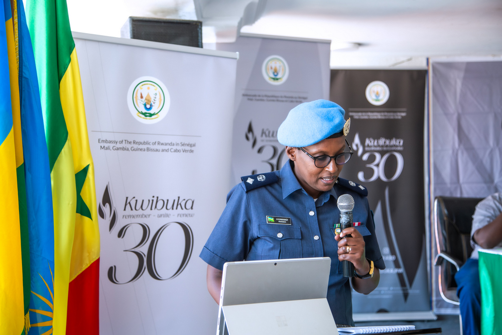 Lt. Col. Angeline Kamanzi atanga ikiganiro