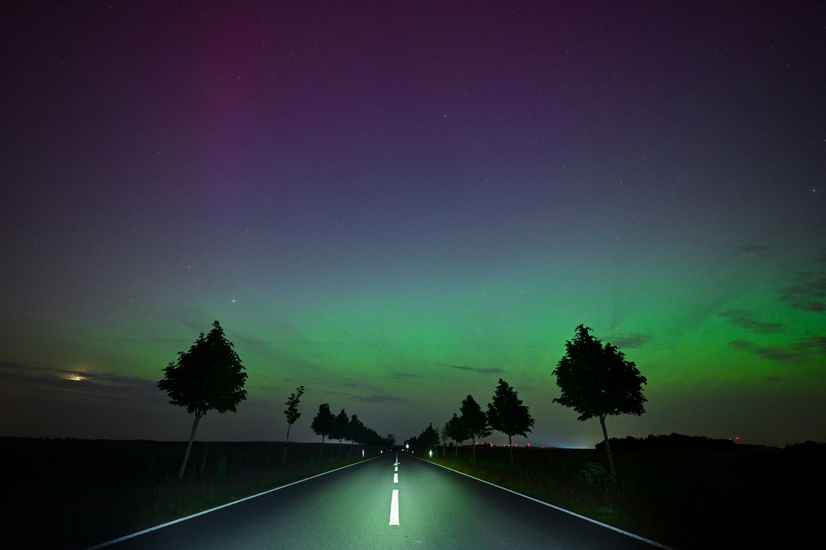 Iyi foto yafatiwe i Brandenburg mu Budage