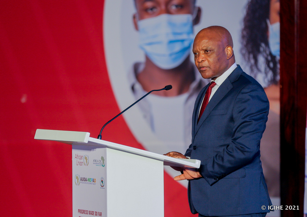 Umuyobozi w'Ikigo Nyafurika Gishinzwe Kurwanya Indwara (Africa CDC), Dr Nkengasong John