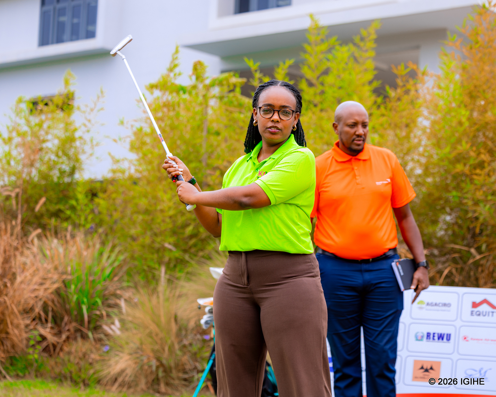 Abahagarariye Kopa Telecom na bo bahawe umwanya wo gukina Golf