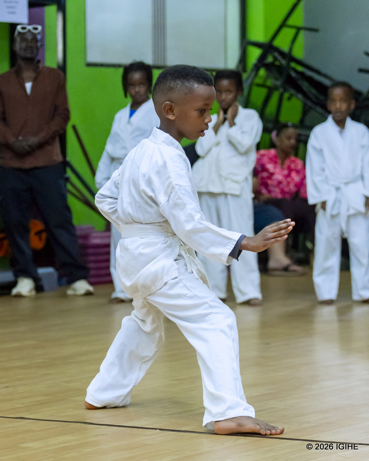 Abana bato biyerekanye muri Karate