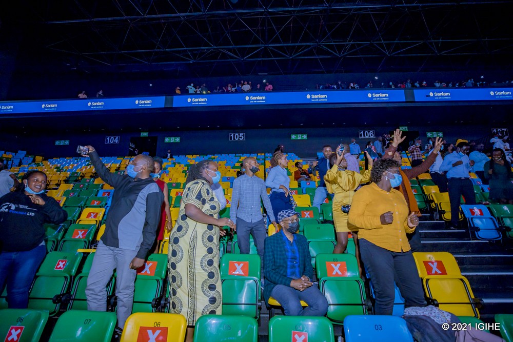 Abitabiriye iki gitaramo banyuzwe n'umuziki wagicurangiwemo
