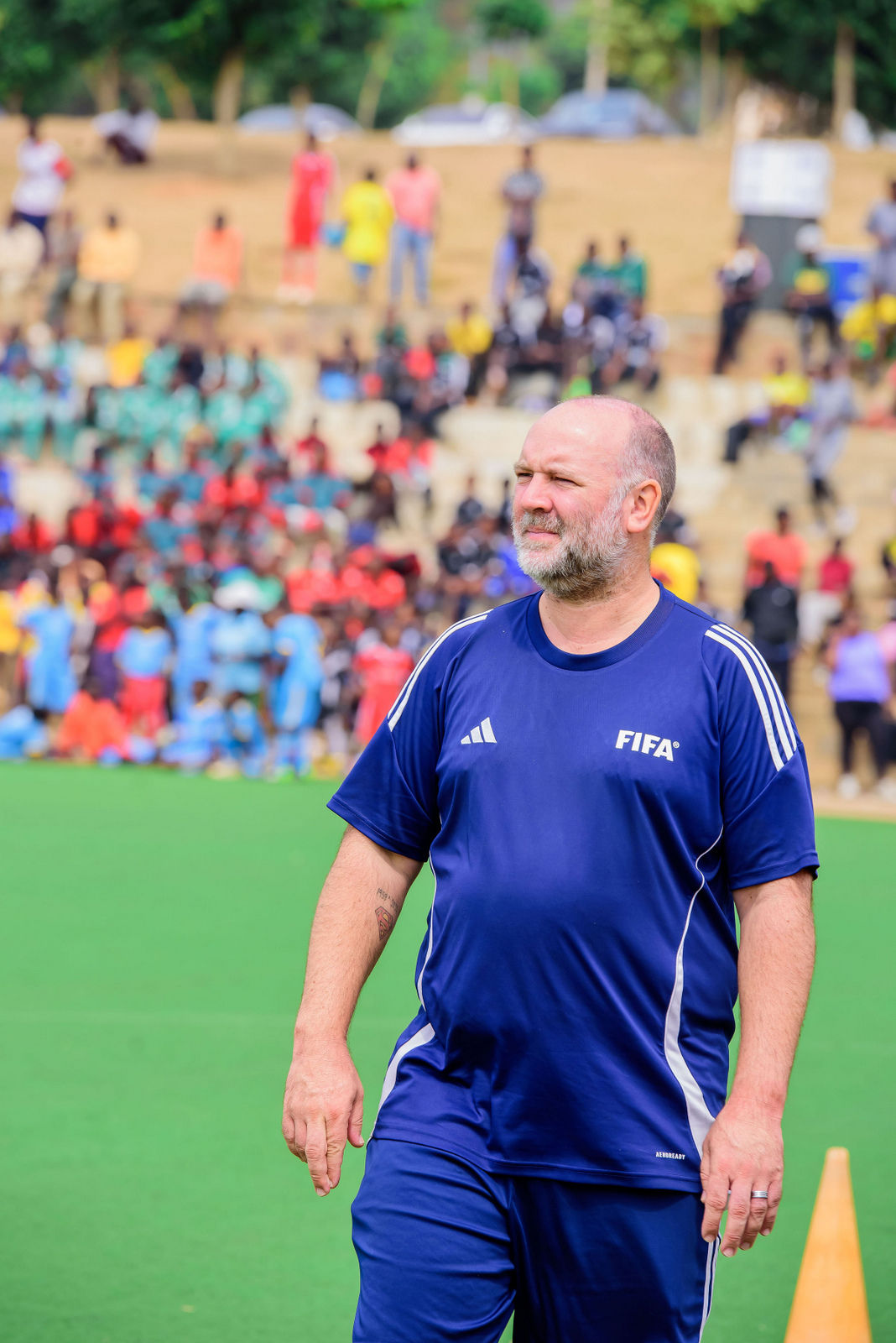Frédéric Crebiller nk’Umutoza ushinzwe gushaka no kuzamura impano z’umupira w’amaguru mu Ishyirahamwe rya Ruhago mu Rwanda (FERWAFA) yifashishijwe mu gukurikirana abana bafite impano