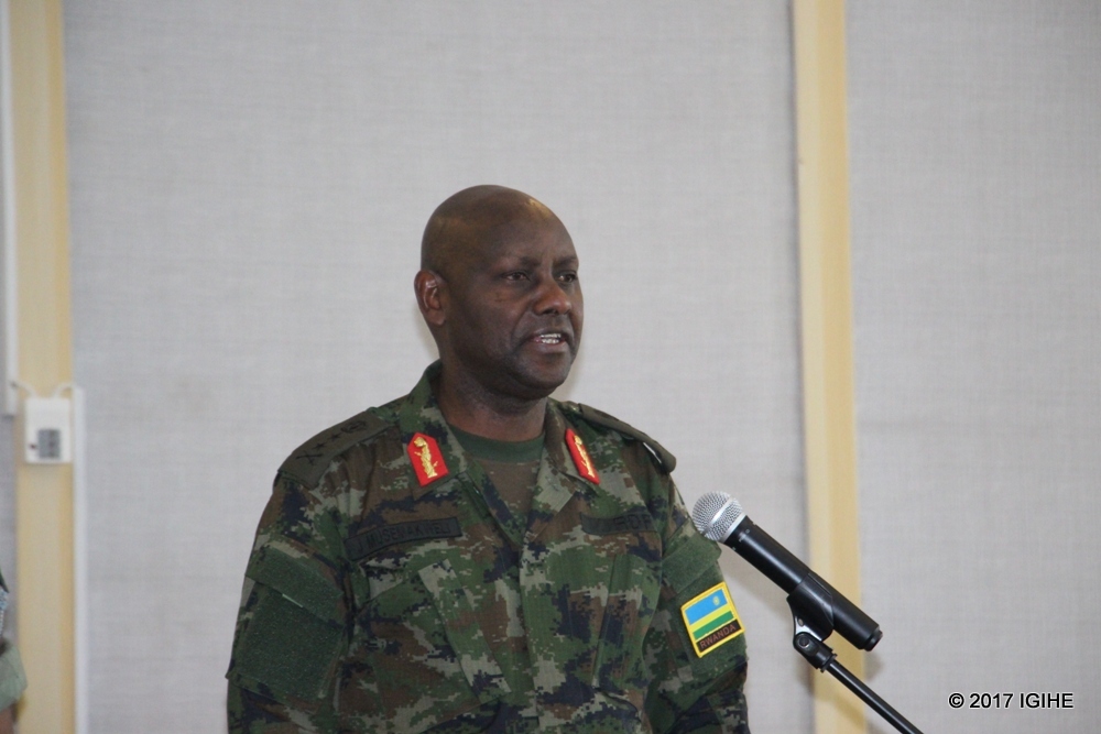 Maj General Musemakweli yavuze ko aya mahugurwa azatanga umusanzu w'igihe kirekire mu gukemura ibibazo by'intambara muri Afurika