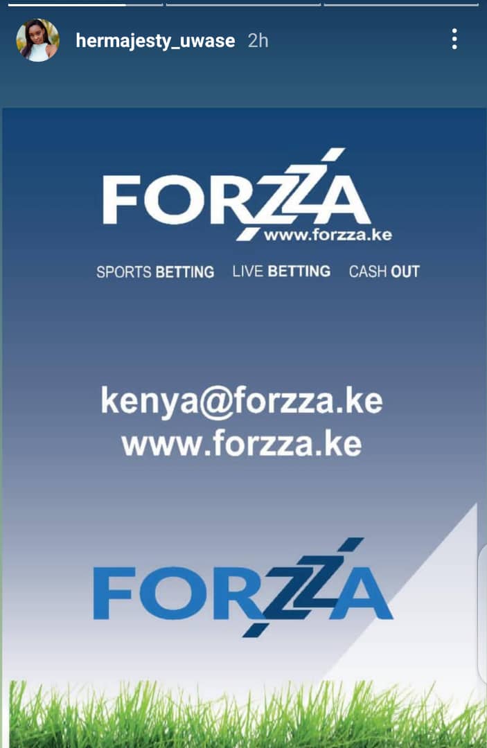 Miss Vanessa yatangiye kwamamaza Forzza Bet yo muri Kenya