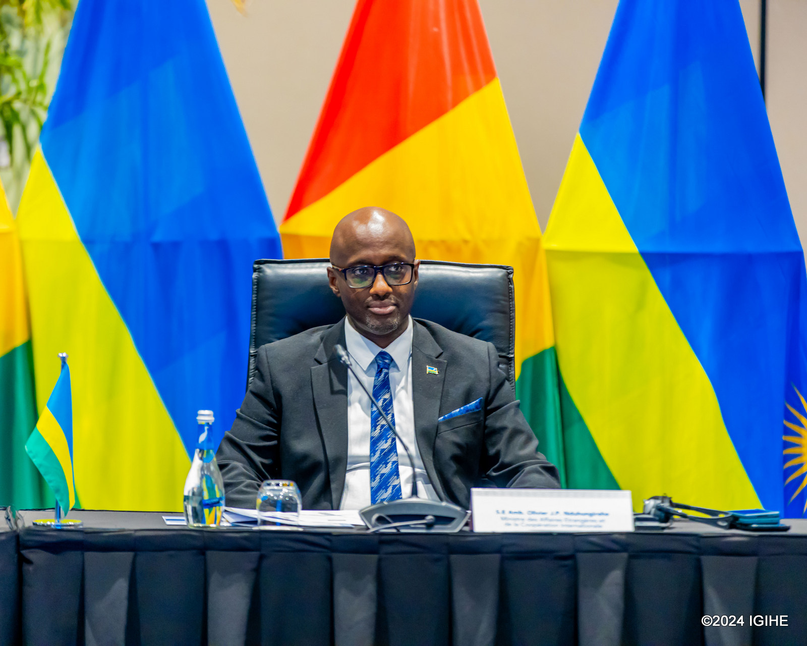 Minisitiri w'Ububanyi n'Amahanga Amb. Olivier Nduhungirehe, yagaragaje ko imikoranire y'ibihugu byombi yimakaza ubwubahane