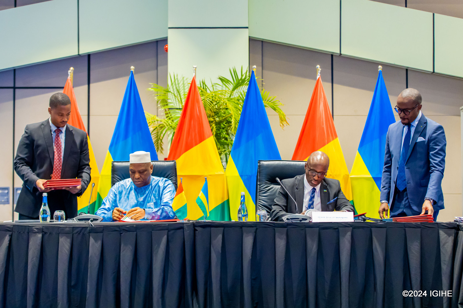 Hasinywe amasezerano 12 y'imikoranire hagati ya Guinea n'u Rwanda