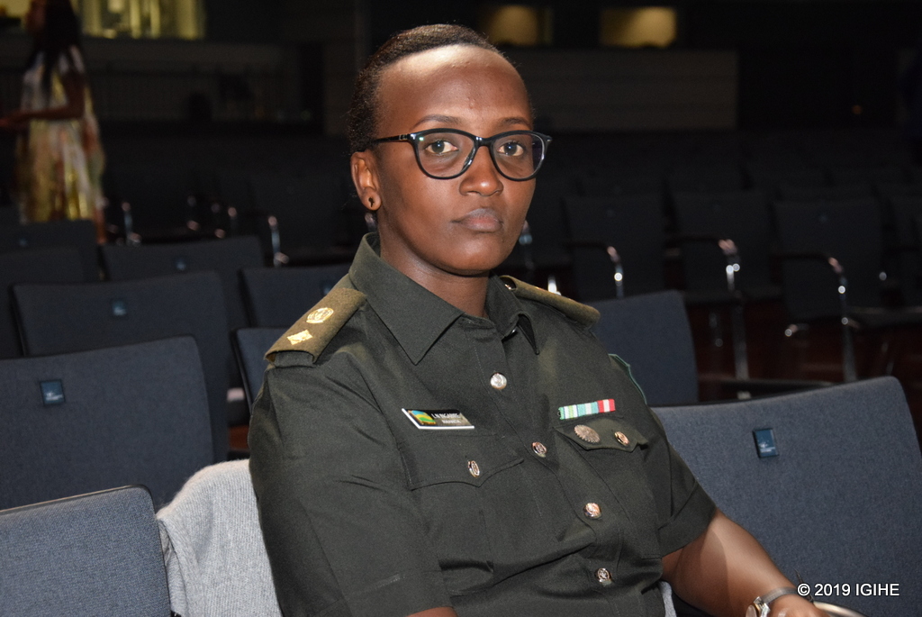 Lt Col Lausanne Ingabire Nsengimana watanze ikiganiro ku ruhare rw’Ingabo z’u Rwanda