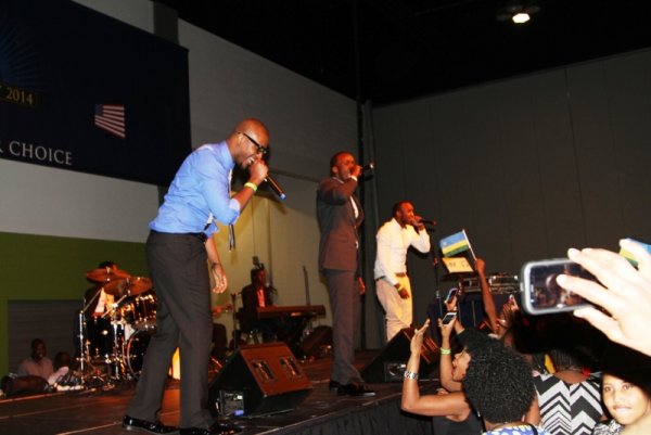 Ubwo Press one baherutse kuririmba muri Rwanda Day yabereye i Atlanta