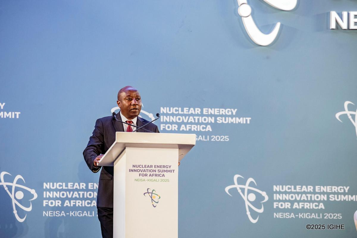 Minisitiri w’Intebe, Dr. Edouard Ngirente yavuze ko u Rwanda ruteze amaso ingufu za nucléaire mu kugera ku ntego y'iterambere rirambye