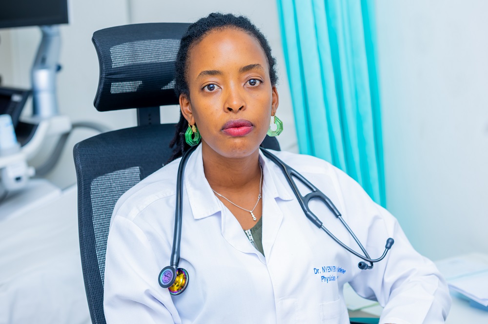 Dr Nyenyeri Lieve Darlène avuga ko gutanga ingingo ari ugutanga ubuzima
