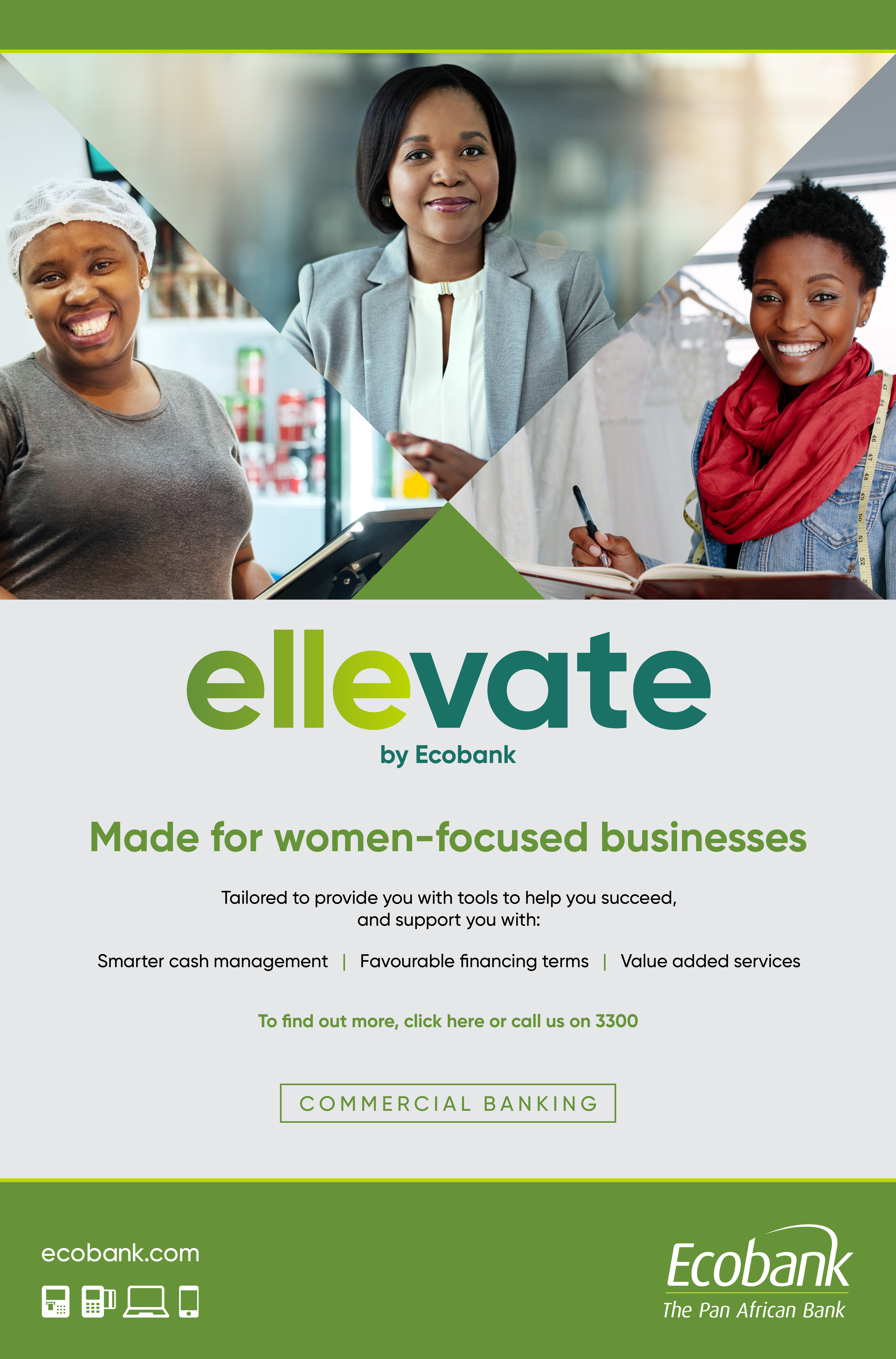 Ellevate ni gahunda ya Ecobank igamije kuzamura imishinga y’abagore