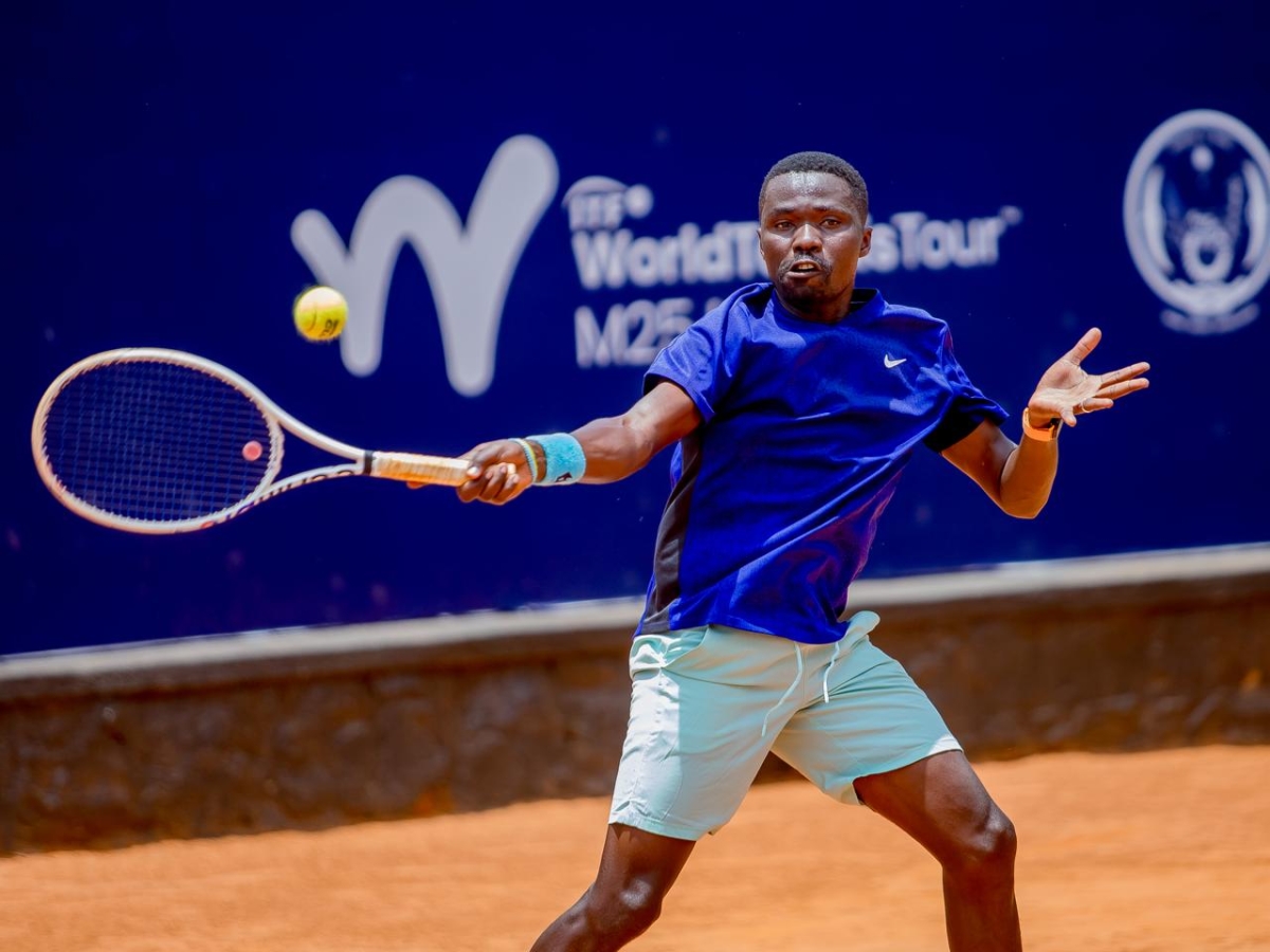 Niyigena Etienne ari gukina Rwanda Open M25 ku nshuro ya kane ariko ntiyigeze arenga 1/16