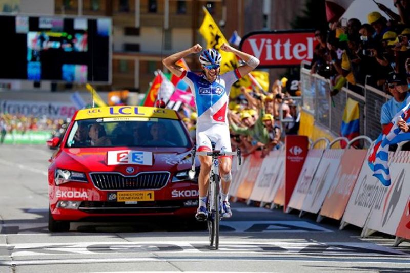 Umufaransa Thibaut Pinot yatwaye igihembo cy'umunsi, cya kane muri iri siganwa ku Mufaransa