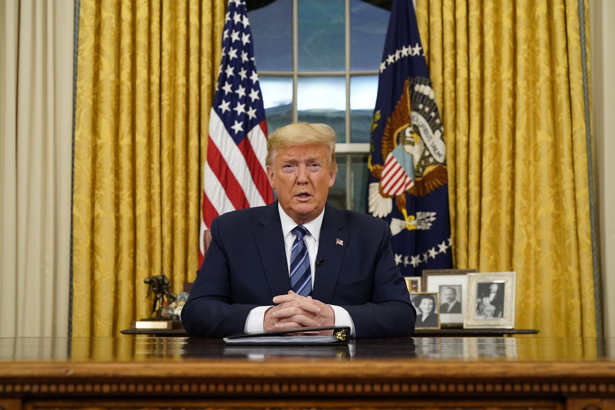 Trump yahagaritse ingendo ziva i Burayi zigana muri Leta Zunze za Amerika mu rwego rwo gukumira Coronavirus