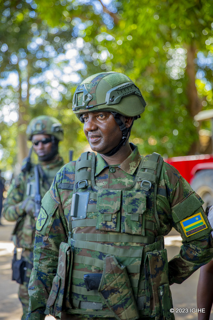 Umuhuzabikorwa w'Inzego z'Umutekano z'u Rwanda ziri muri Mozambique, Gen Maj Alex Kagame, yavuze ko ibyihebe byatsinzwe, ibitishwe bigahunga