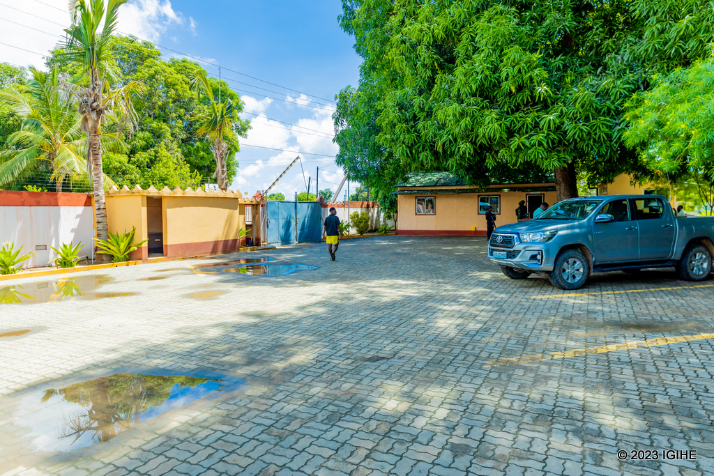 Ba nyiri iyi hotel bishimira ko umutekano wagarutse kuva aho Inzego z'Umutekano z'u Rwanda zigereye muri aka gace
