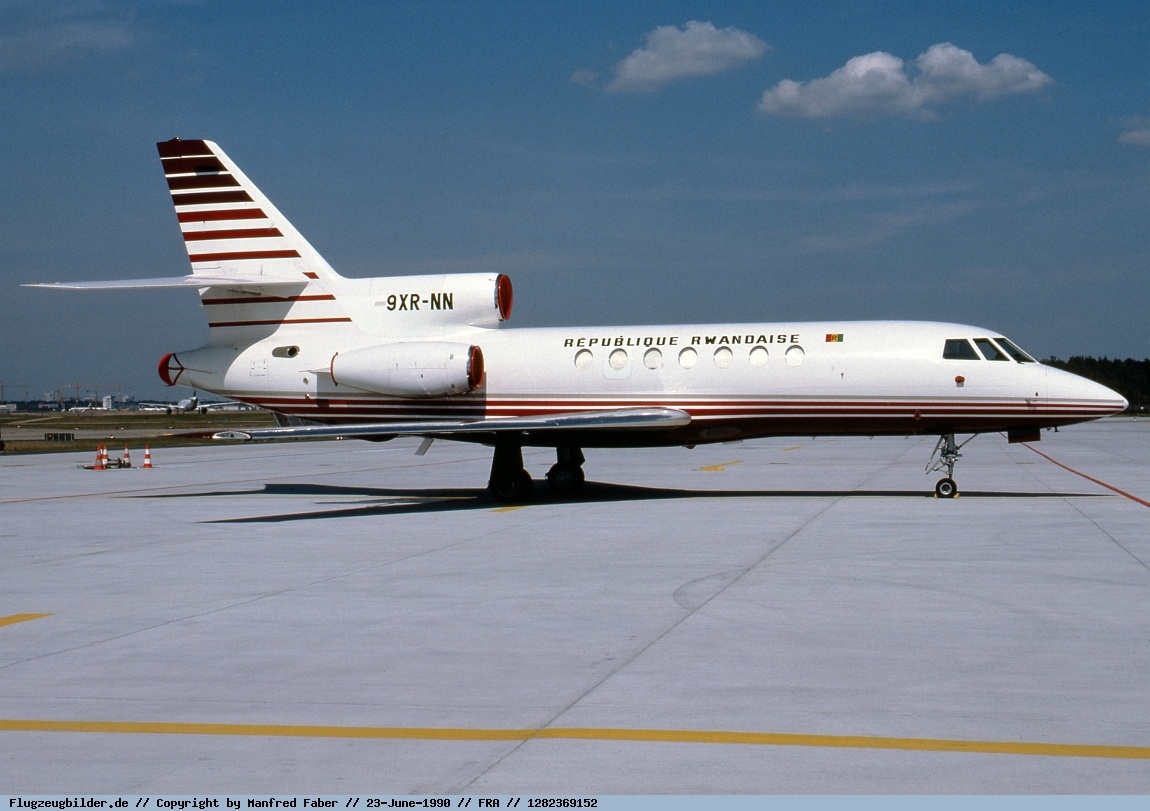 Falcon 50, ubwoko bw'indege Habyarimana yagendagamo