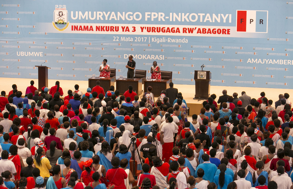 Abagore bibumbiye mu rugaga rushamikiye ku muryango RPF Inkotanyi bitabiriye inama nkuru ya gatatu yabo