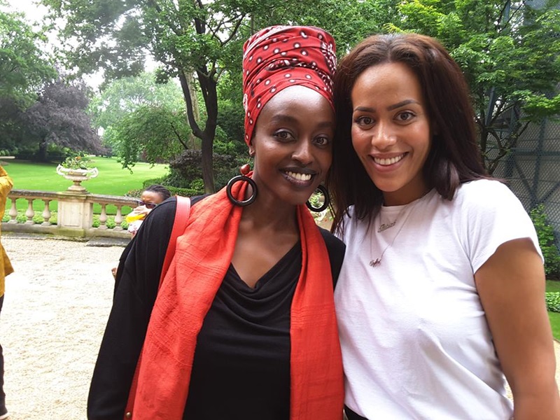 Nirere Shanel n'umuhanzi Amel Bent wamenyekenye cyane mu ndirimbo Ma philosophie