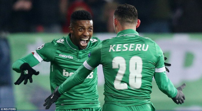 Abakinnyi ba Ludogorets mu minota ya mbere bahagije Arsenal