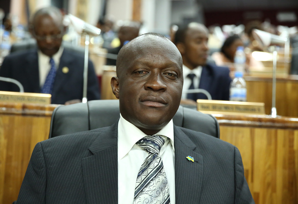 Aha ni mu 2014 ubwo Joseph Habineza yasubizwaga muri Guverinoma