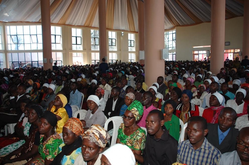 Uyu muhango witabiriwe n'abakirisitu benshi