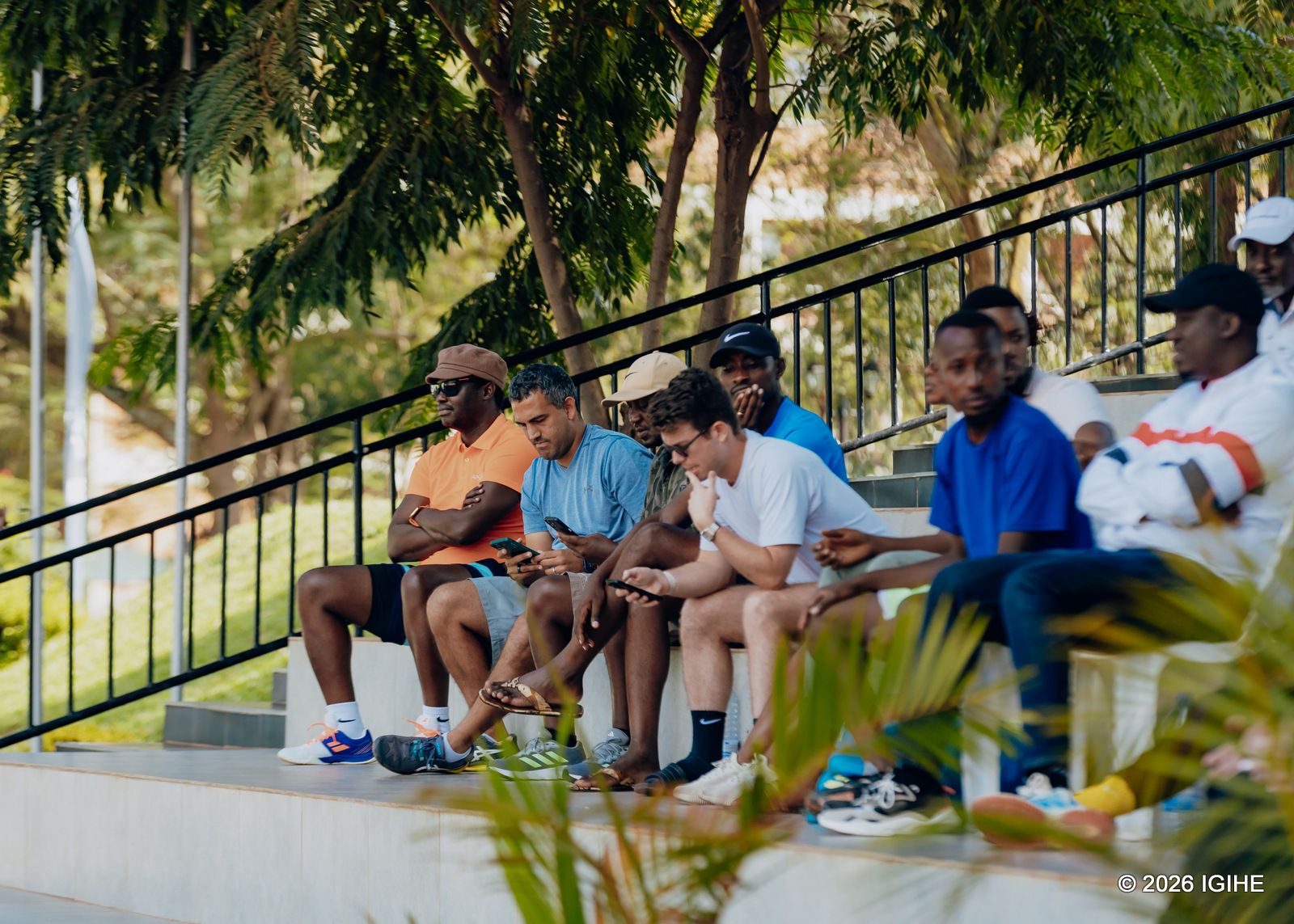 Abafana ba Tennis bakurikiye irushanwa