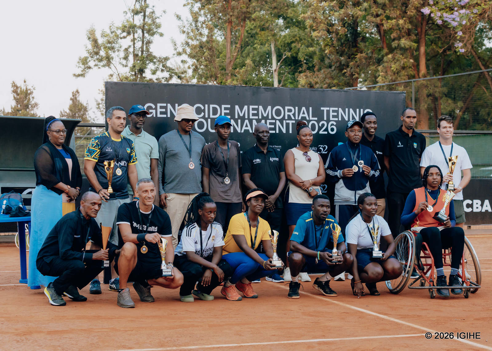 Abakinnyi bakinnye imikino ya nyuma y'irushanwa ryo kwibuka muri Tennis