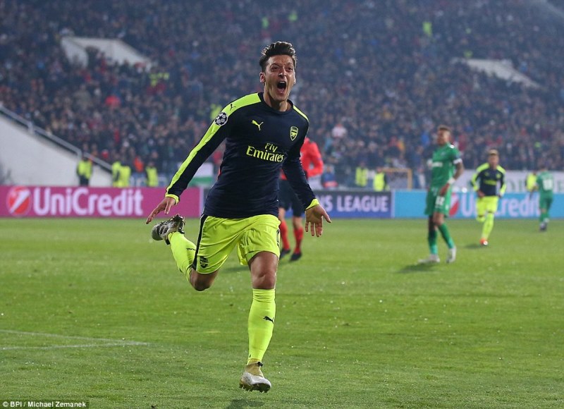 Mesut Ozil yagaragaje ubuhanga budasanzwe ku gitego cyahesheje ikipe ye amanota atatu