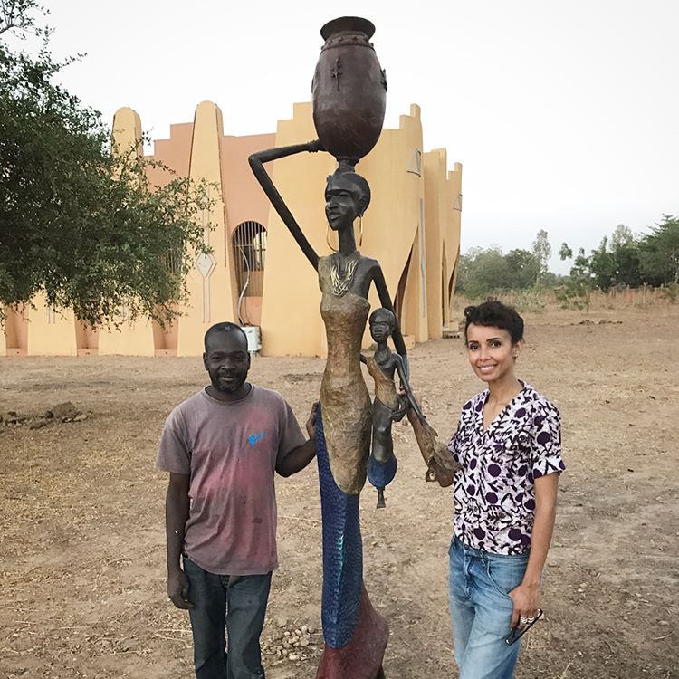 Muri Burkina Faso yahahuriye n'umunyabugeni witwa Salfo Derme