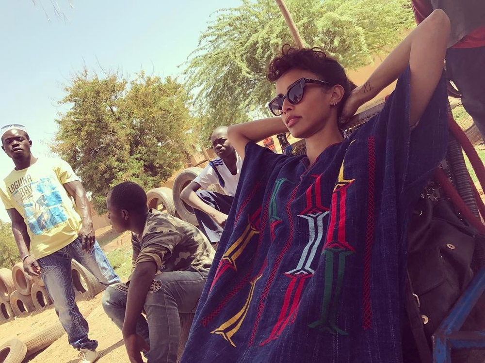 Sonia Rolland yari amaze iminsi muri Burkina Faso