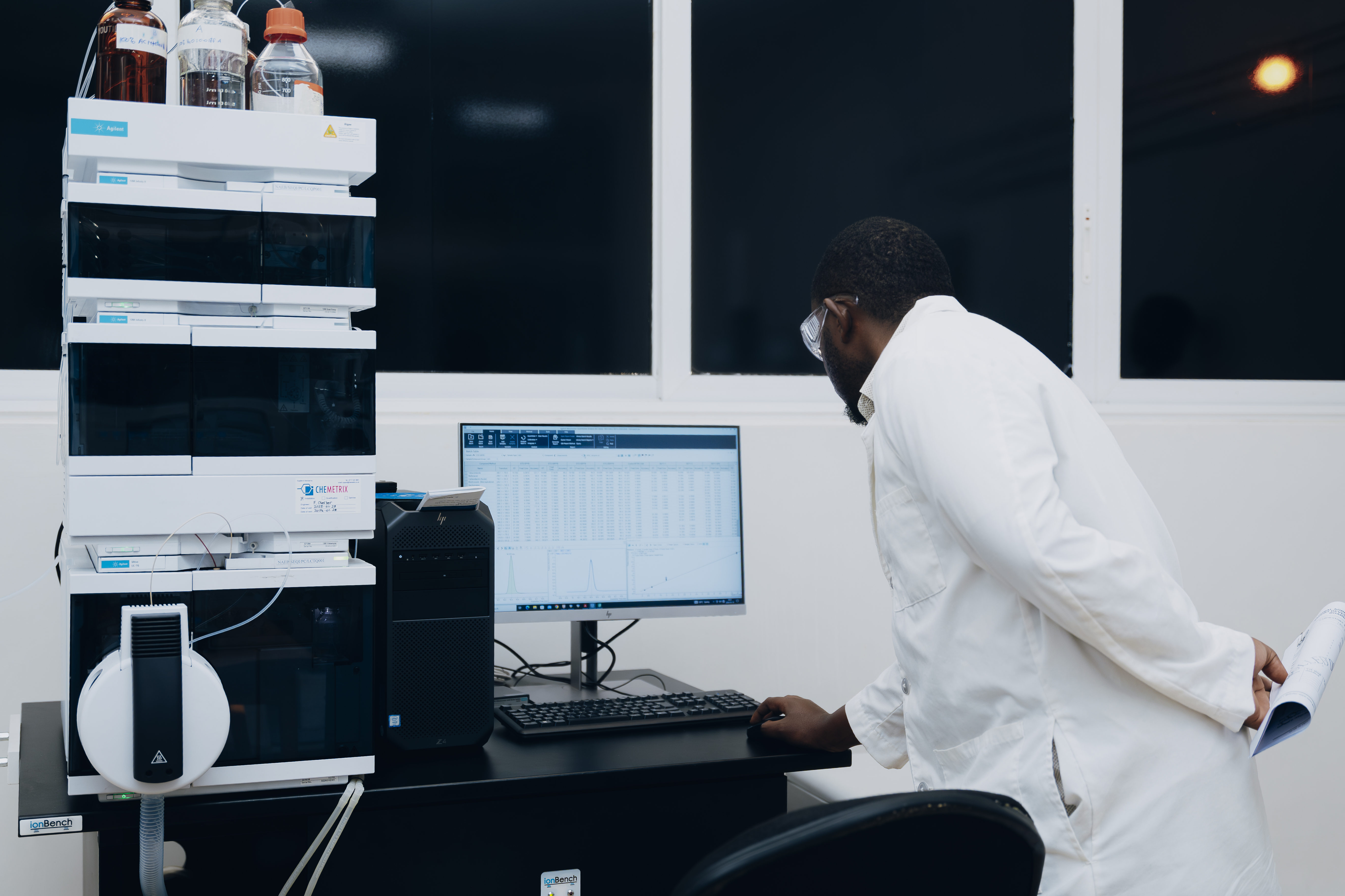 Muri iyi laboratwari hapimirwa ibijyanye n'ubutaka n'ibihingwa byoherezwa ku isoko mpuzamahanga