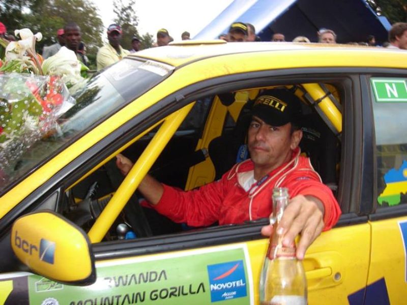 Rudy Cantanhede yatwaye inshuro eshatu mu 2004, 2008 na 2010 iri siganwa rya Rwanda Mountain Gorilla Rally