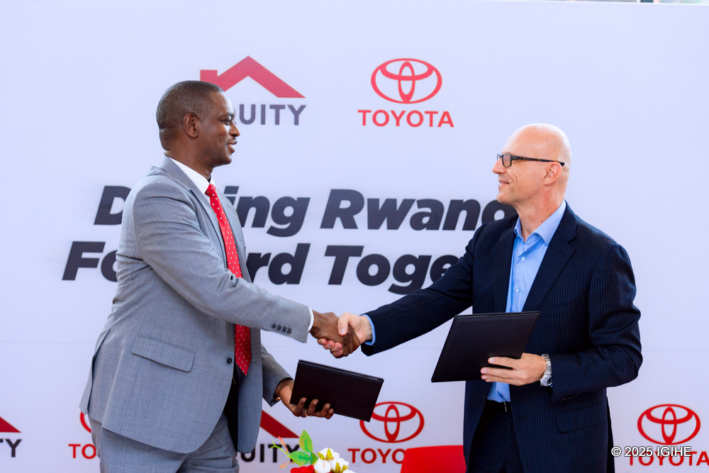 Toyota Rwanda na Equity Bank byagaragaje ko byiteze byinshi kuri ayo masezerano