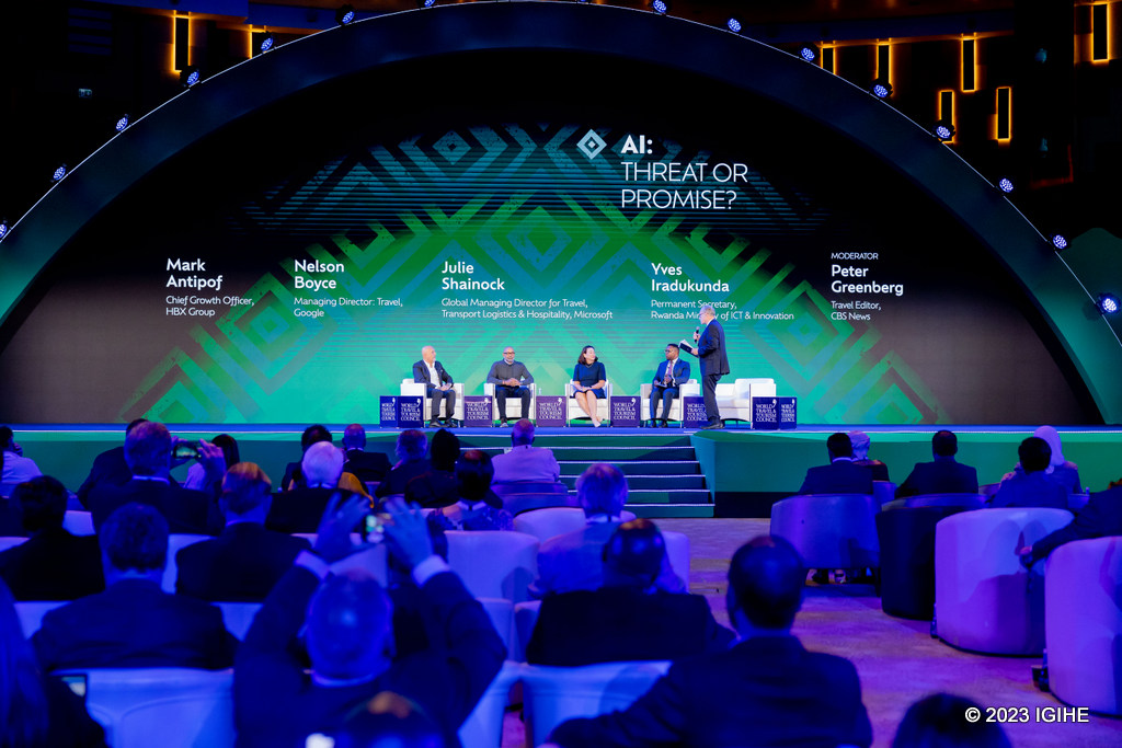 Iki kiganiro kiri mu byatanzwe mu nama y’Ihuriro rya 23 ry’Ikigo Mpuzamahanga cy’Ubukerarugendo, World Travel and Tourism Council (WTTC)