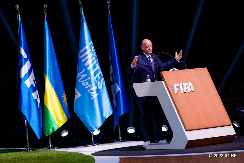 Infantino yavuze ko u Rwanda rufite isano ikomeye kuri we by'umwihariko kuko amateka yarwo yatumye adacika intege