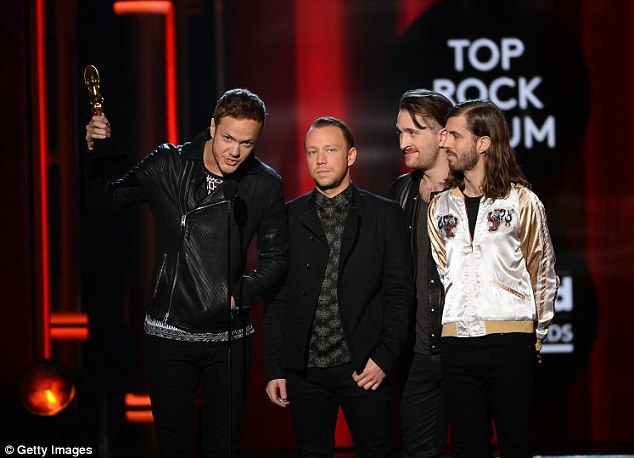 Itsinda rya Imagine Dragons ryegukanye igihembo cya album
