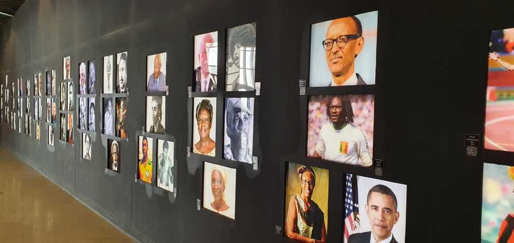 Ifoto ya Perezida Kagame iri mu zigaragara z'Abanyafurika bakoze ibidasanzwe