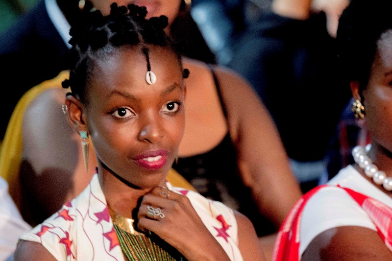 Umuhanzikazi Teta ari mu bataramiye abitabiriye Rwanda Day