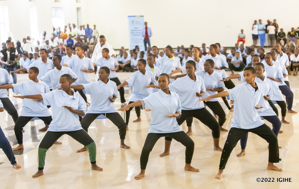Aya mahugurwa yatanzwe muri gahunda yiswe “Martial Arts Open School in Rwanda 2022”