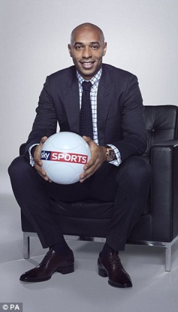 Nyuma yo gusezera gukina umupira w'amaguru, Thierry Henry agiye kujya awusesengura