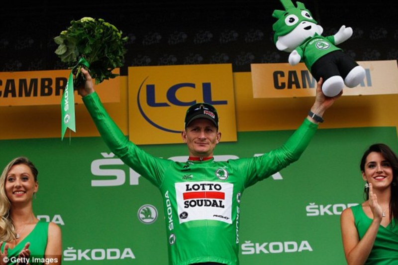 Andre Greipel yabonye igihembo cy'umunsi ku nshuro ya kabiri muri Tour de France 2015