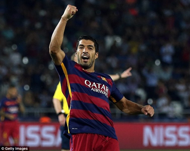 Suarez yatsinze ibitego 25 atanga n’imipira 24 yavuyemo ibitego mu mikino 43